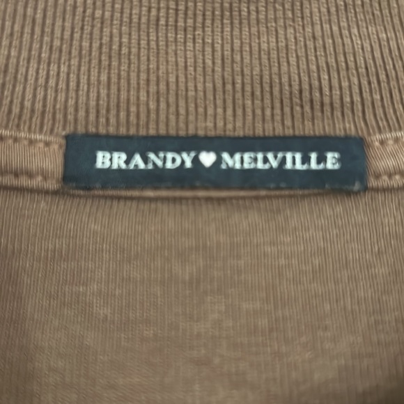 Brown brandy Melville button up - Picture 2 of 2